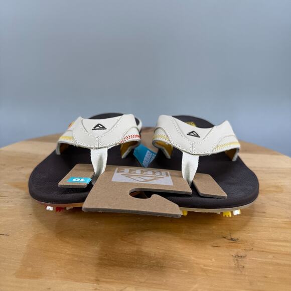 Reef Spackler Golf Sandals Mens Size 10 Limited Edition Flip Flops 19th Hole NEW - Picture 3 of 8